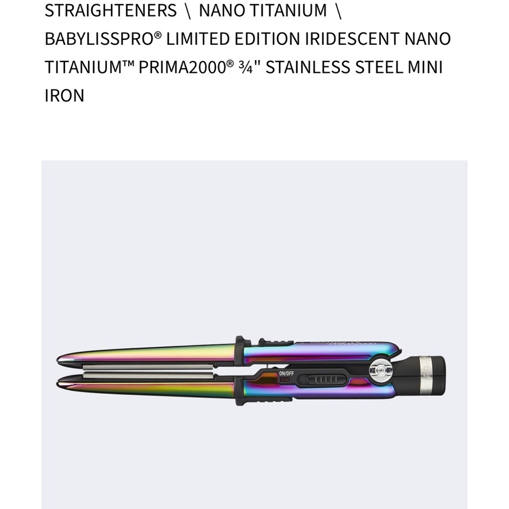 BaByliss Vibrant Purple Mini Iron